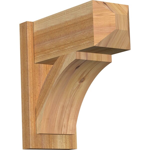 Ekena Millwork Thorton Rough Sawn Craftsman Outlooker, Western Red Cedar, 8"W x 18"D x 18"H OUT08X18X18THR04RWR - main